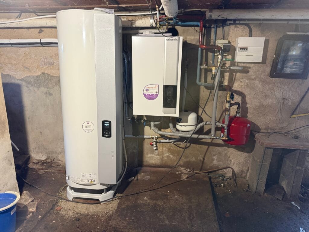 Chauffe-eau thermodynamique Atlantic installé par Pact Confort en Bourgogne